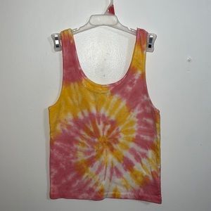 American eagle tie die tank top, size small